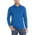 Long Sleeve Polo Shirts Golf Casual Polos Collared Shirts with 3-Button Lightweight Tops Sports Outdoor